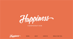 Desktop Screenshot of happiness-corp.com