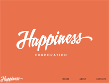 Tablet Screenshot of happiness-corp.com